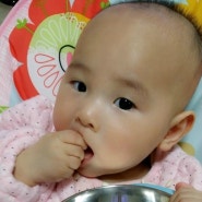 [비박스빨대컵/쌀튀밥]스스로 유아 간식을 먹기 시작한 한방이!!