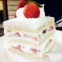 홍대 케이크 맛집 :: 딸기송송 퐁포네트 딸기 생크림 케이크