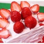 딸기케이크 - 딸기스폰지케익만들기, 시판믹스로만든 딸기케이크
