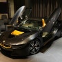 BMW i8 in Sophisto Grey with Yellow Accents [해운대 썬팅 전문점]