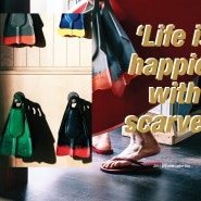 Labor Day 레이버데이 | 2015 S/S LookBook | Life is happier with scarves