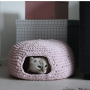 Crochet Cat Cave 뜨개 고양이 동굴집
