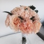 [ Bouquet de Kayla ] 5월의 피치컬러 캄파넬라 부케 - 대구웨딩부케, 대구부케, 대구꽃, 대구웨딩, 본식부케, 스냅촬영부케