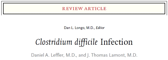 Clostridium difficile infection (2) (NEJM 2015.4). : 네이버 블로그