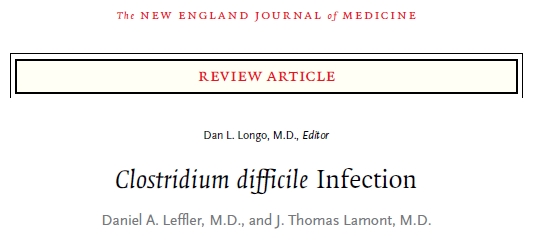 Clostridium difficile infection, NEJM 2015.4 : 네이버 블로그
