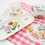 ♥꽃보다 Baby♥어린이식판셋트 (유아식판추천,예쁜식판,도자기식판,아기식판)