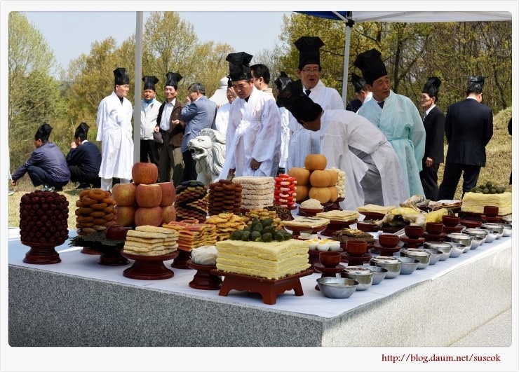 한식차례 상차림 및 묘제(2015.04.26) : 네이버 블로그