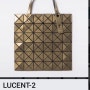 바오바오 루센트 토드 골드 카키(정품) LUCENT PRISM BASIC TOTE-2 ,Gold 사이즈 -H340*W340(6*6)