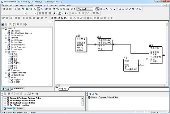 ERwin Data Modeler - Reverse Engineer / Forwarrd Engineer : 네이버 블로그