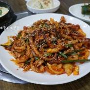 대전 전민동 맛집 :: 매콤한 낙지볶음, 부산아즈매낙지볶음
