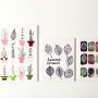 DIY- 자투리 천과 유성펜으로 초간단 디자인 액자만들기