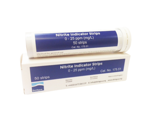 DelAgua 15830 Nitrite Indicator Strips 0 - 25 ppm(mg/l) 1 Pack 50 ...
