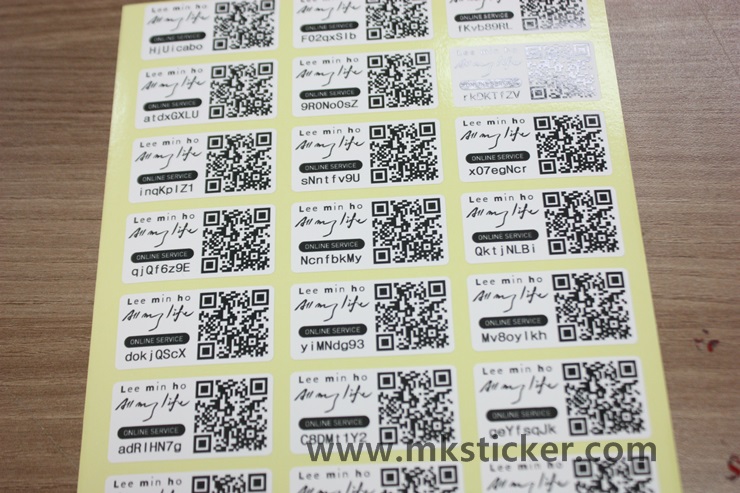 QR코드 스티커라벨인쇄제작 : 네이버 블로그