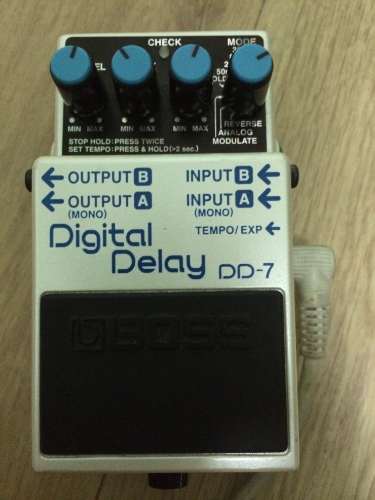 보스 Boss 디지털딜레이 Digital Delay DD-7 이펙터 꾹꾹이 사용기 : 네이버 블로그