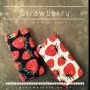 [소호마켓] 수채딸기 폰케이스 watercolor strawberry case
