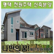 경기도 평택전원주택◈복층구조-개인정원완비-왕테라스(평택신축빌라매매)