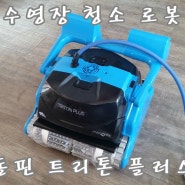 [대부도수영장펜션] 수영장 청소 로봇 돌핀 트리톤 플러스 사용기