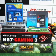 GTA5, 배틀필드4, 검은사막 메인스트림 게임용컴퓨터[4690/H97/8GB/GTX960/SSD256GB/1TB/24NS/L1300/600W]