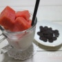 맛없는 수박 - 수박 딸기우유로 화채 만들기 (백종원레시피)