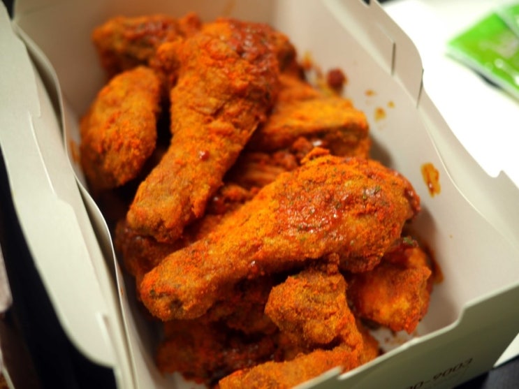 BHC치킨 뿌링클 핫 시켜 먹기 : 네이버 블로그