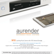 Aurender N10 2015년 스테레오파일 8월호 광고