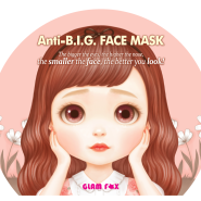 [블로그이벤트]내 얼굴형을 부탁해 마스크팩 #안티 빅페이스마스크북 받고 V라인 만들기!