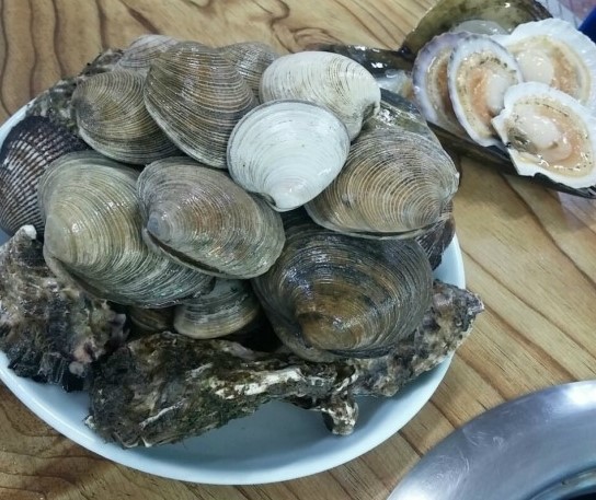 오이도 회센터에서 조개구이와 회 먹고왔어요 :) : 네이버 블로그
