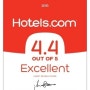 [news] AWARDED 2015 Hotels.com CERTIFICATE OF EXCELLENT
