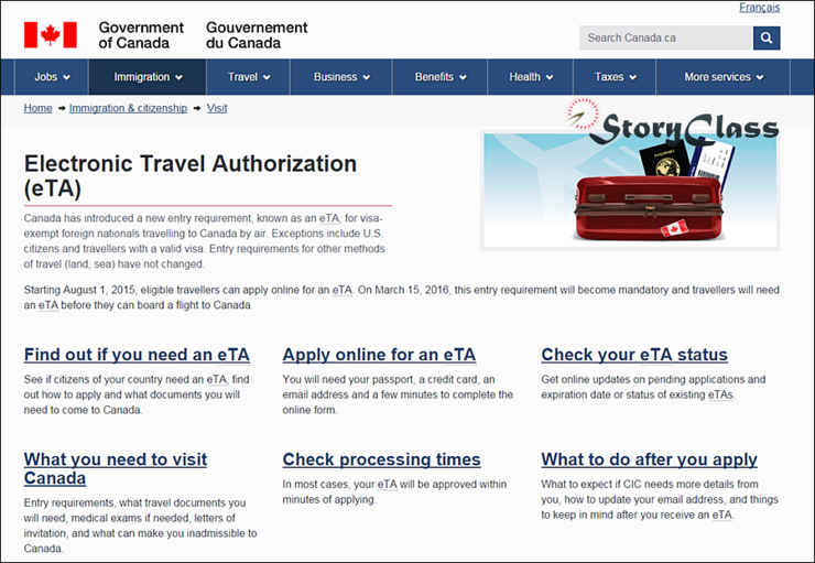 캐나다 여행시 eTA(Electronic Travel Authorization) 의무화 시행(2016.3.15~) : 네이버 블로그