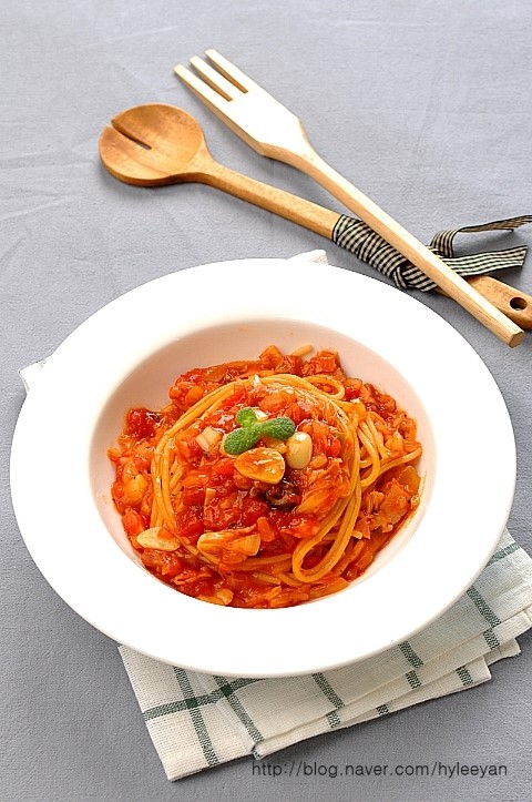김치토마토스파게티~김치 스파게티 만드는 법,스파게티 맛있게 만드는법 : 네이버 블로그