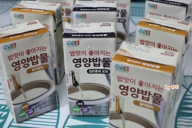밥맛이 좋아지는 영양밥물 정식품에서 만들었어요. : 네이버 블로그