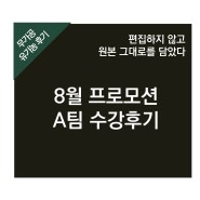 [수강후기] 8월 프로모션 A팀 후기들_디퍼런테이션, 파워포인트 과외, 프로모션, 후기 캡처