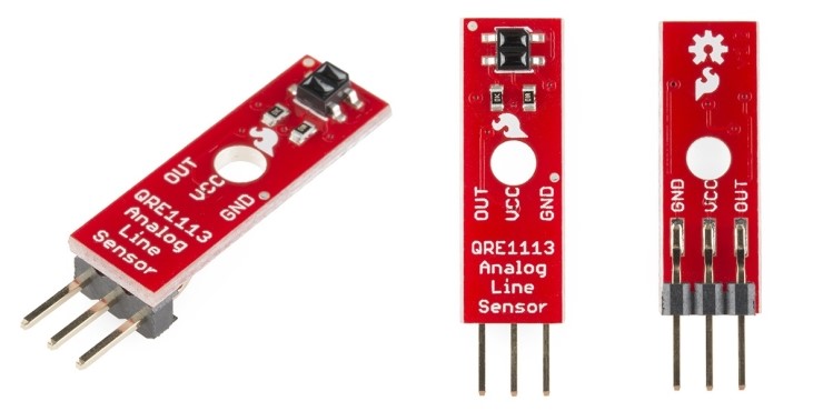 [아두이노 강좌] 아두이노 라인 검출, 추적 센서 (SparkFun RedBot Sensor - Line Follower, QRE1113, 라인 트레이서) : 네이버 블로그