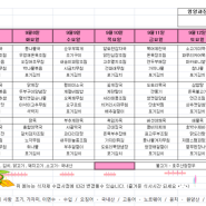 [노인요양병원][파주][일산]서울복음요양병원 09월 07일~ 09월 13일