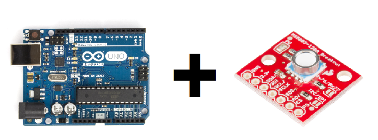 아두이노 압력 측정센서 (온도, 압력, 고도, 수심) (SparkFun Pressure Sensor Breakout ...