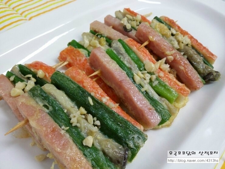 산적꼬치만들기 명절음식 산적 : 네이버 블로그