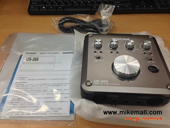 [유용한정보] TASCAM US-366 오디오인터페이스 로 인터넷 방송 해보자!!! (아프리카방송/스테레오믹스) #마이크는 ...