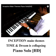 Inception Main Themes Piano Solo[HD]