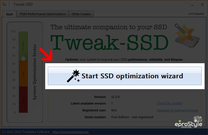Tweak SSD 최적화 프로그램 : 네이버 블로그