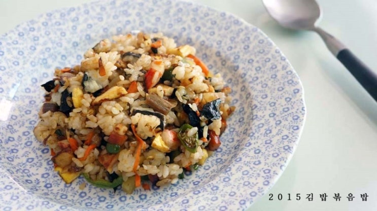 　　　김밥볶음밥 :: 남은 김밥 활용요리, 김밥 만들기 : 네이버 블로그