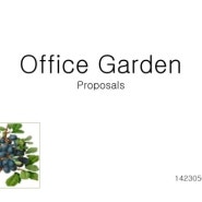 Office Garden proposals(오피스가든 제안서)