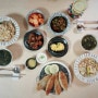 [집밥 밥상] 코스트코 새우볶음밥, 황태미역국, 생선까스, 단호박샐러드, 우엉볼어묵