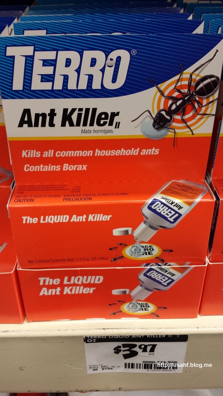 미국 제임스의 개미 죽이는 약, 개미퇴치법(Ant Kiler,  Terro, 테로) : 네이버 블로그