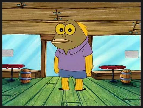 스폰지밥 초콜릿 노부인 장면