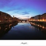 [이탈리아 - 피렌체] 베키오 다리(Ponte Vecchio)에서 바라본 산타 트리니타 다리( Ponte. S.Trinita)의 일몰