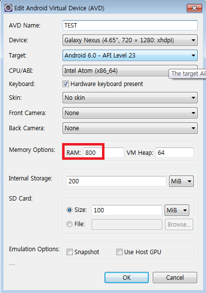 [Android] Emulator-arm.exe의 작동이 중지되었습니다. : 네이버 블로그