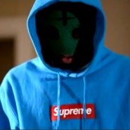 UNHS Supreme box logo hoodie (TEAL)