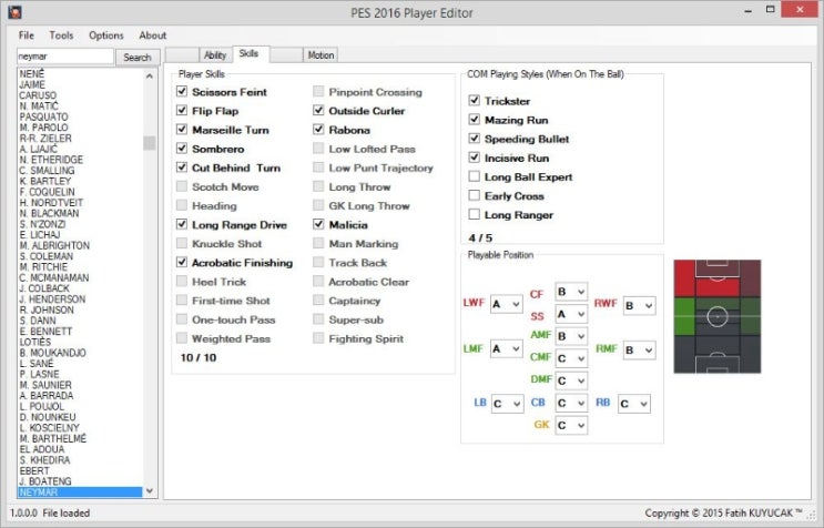 PES2016/위닝2016] 패치유틸 - 팀 에디터 매니저 ( Team Editor Manager v1.7 Beta) : 네이버 블로그