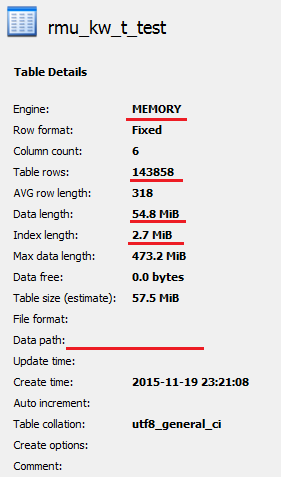 MySQL memory 테이블을 innoDB 테이블로 변경하는 방법 : 네이버 블로그