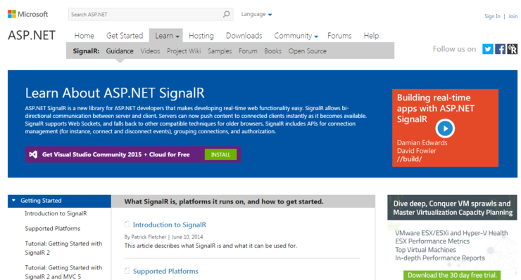 ASP.NET SignalR(시그널알) 이란? : 네이버 블로그